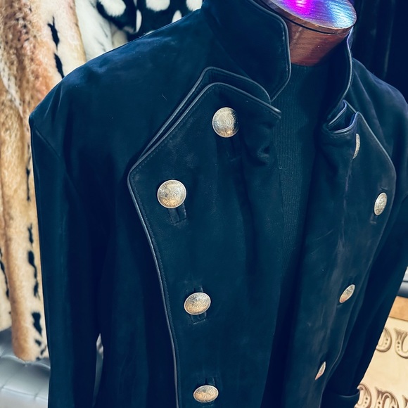 One of a Kind QUALITY Suede Leather Pirate Frock Coat Custom by Pyrate-Style - Picture 11 of 13